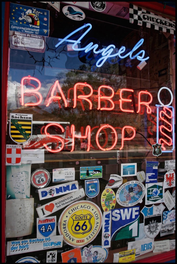 Angel barber shop, Seligman, Arizona, Etats Unis